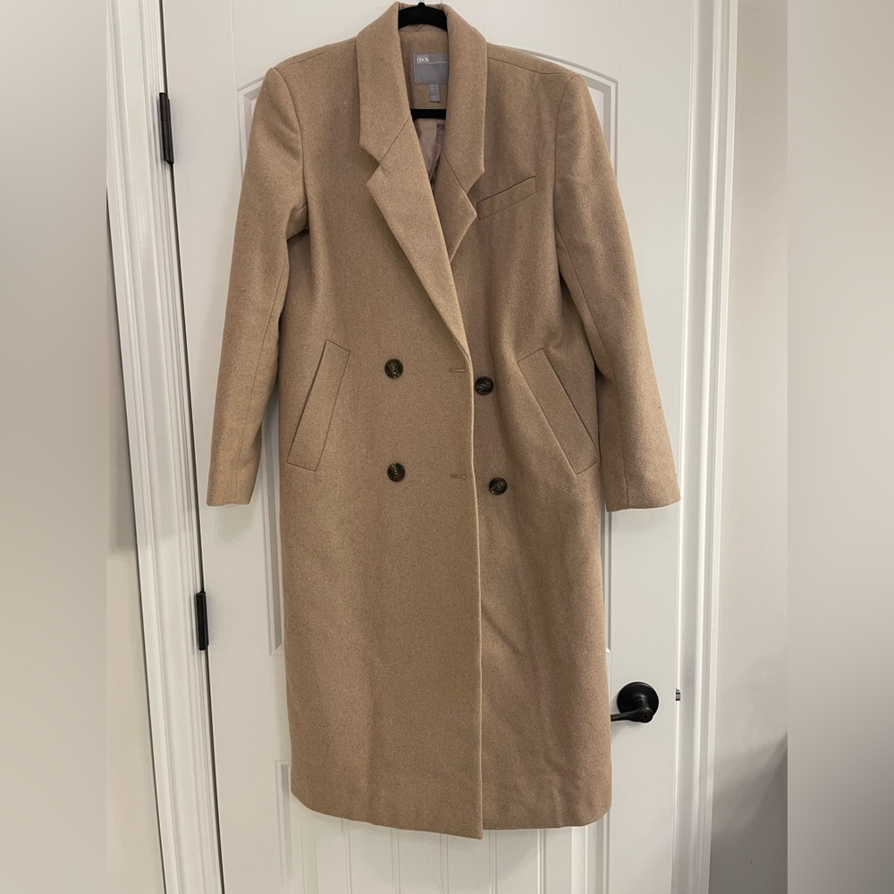 ASOS Oversized Boyfriend Camel Coat | US Size 0